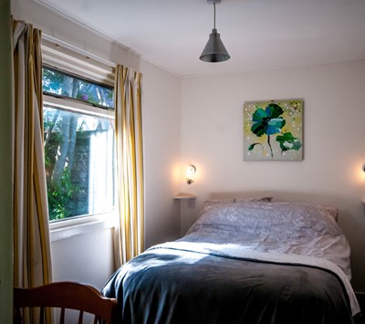 Bedroom in self-catering chalet