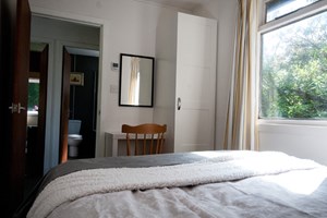 Bedroom in self-catering chalet