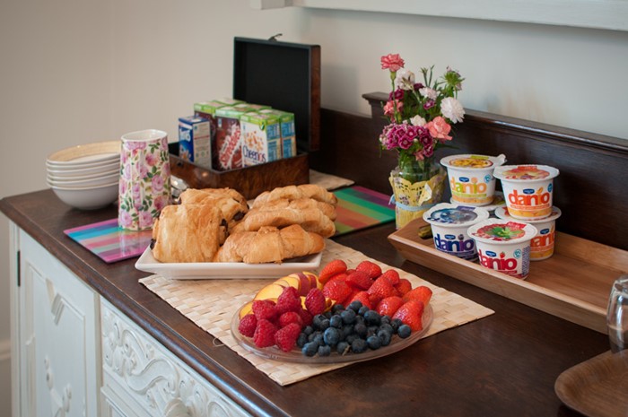 Breakfast selection